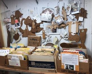 Woodworking patterns, some with templates