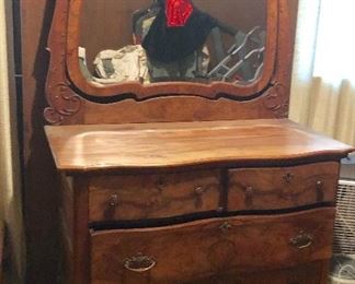 * Antique Mirrored Dresser