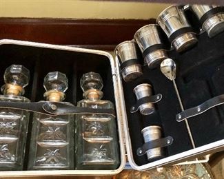 * Bar Set with Decanters