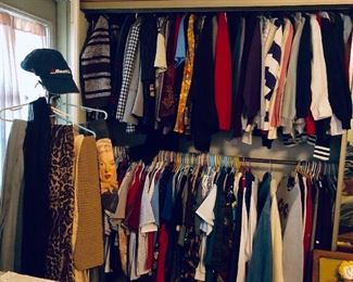 * Lots of Ladies Clothes, Hats, Shoes, Purses, Scarves and More.