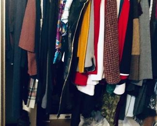 * Lots of Ladies Clothes, Hats, Shoes, Purses, Scarves and More.