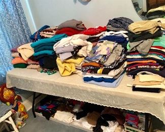 * Linens and More Clothes, Gloves, Scarves