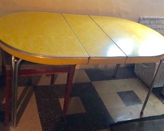 * Pretty Cool Yellow Mid Century Modern Table
