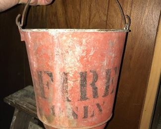 Round bottom fire bucket $40