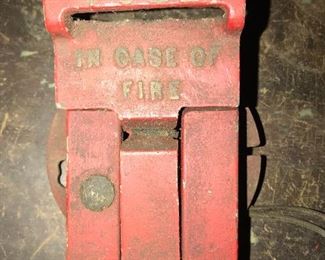 Small Fire Alarm box $35