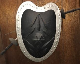 Decorative metal shield & Foils $25