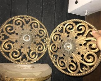 Art Nouveau ceiling light fixtures $40 each