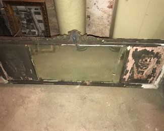 Art Nouveau mirror, as-is $20