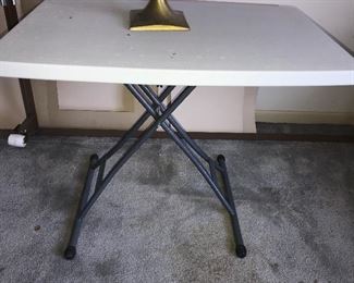 Small folding table $20