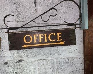 Hanging Office Sign $50