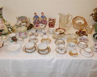 Vintage China, Made in OCCUPIED JAPAN, Vintage Pressed Glass