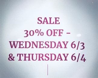 SALE!! LAST 2 DAYS