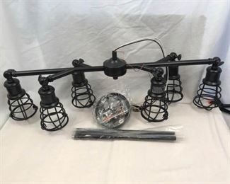 Industrial Look SixLight Chandelier