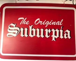The Original Suburpia Sub Shop 8Foot Sign