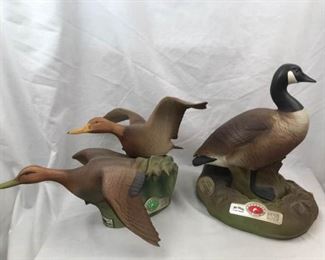 Jim Beam Ducks Unlimited Canadian Goose and Ducks in Flight