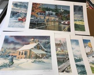 Charles Peterson Signed and Numbered Door County Prints