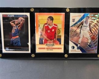 Giannis Antetokounmpo Rookie Card with Brothers