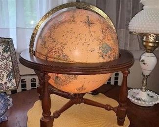 PLL #153 - Illuminated Globe (3D Touch- raised Mountains)  @ $35 