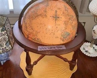 PLL #153 - Illuminated Globe (3D Touch- raised Mountains)  @ $35 