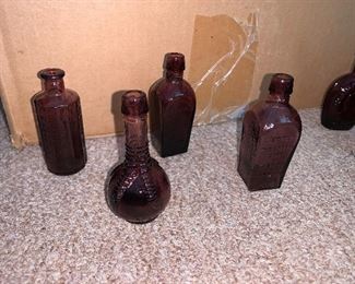 PLL #158 Colored Purple Glass - Mini Bottle @ $2 ea
