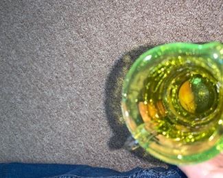 PLL #164 Green Crackled Green Pitchers @ $5 ea - Chip to one