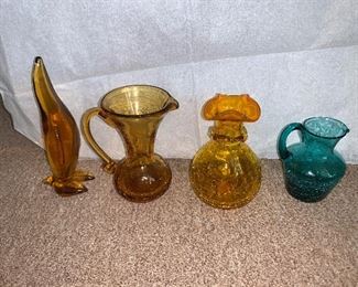 PLL #166 Assorted Colored Glass  @ $5 ea 