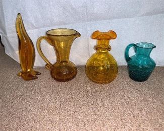 PLL #166 Assorted Colored Glass  @ $5 ea 
