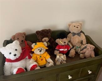 Assorted Plush Bears 