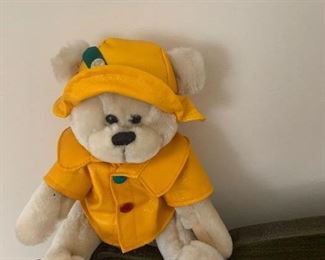 PLL #177 PLUSH BEAR IN A RAINCOAT @ $10