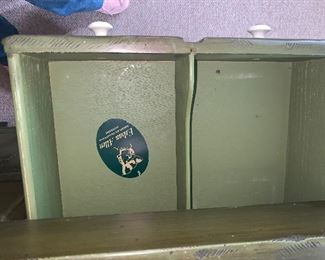 PLL #181 ETHAN ALLEN GREEN WASHSTAND @ $150 