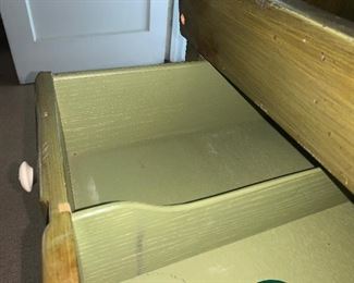 PLL #181 ETHAN ALLEN GREEN WASHSTAND @ $150 