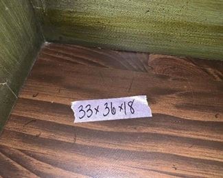 PLL #181 ETHAN ALLEN GREEN WASHSTAND @ $150 