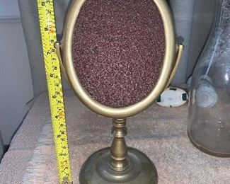 PLL #203 BRASS MIRROR  STAND @ $5 