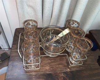 PLL #206 MCM COCKTAIL SET - SIGNED " CULVER" @ $35 