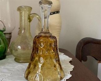 PLL #213 Amber Glass Bell @ $5  