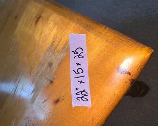 PLL #244 PAIR OF TWO TIERED SIDE TABLES @ $60 PAIR 