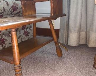 PLL #244 PAIR OF TWO TIERED SIDE TABLES @ $60 PAIR 