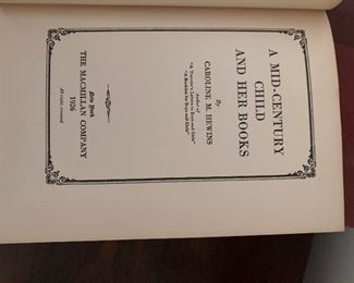 PLL #252 A MID- CENTURY CHILD AND HER BOOKS  @ $15 