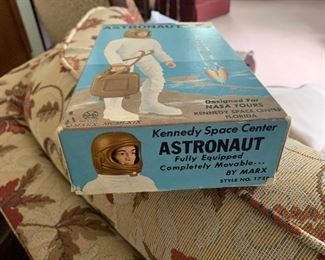 PLL #264 Vintage 1969 Marx Kennedy Space Center Astronaut in Box @ $30