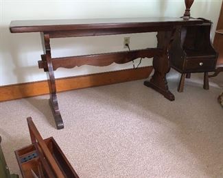 PLL #286 Trestle Console Table @ $125 