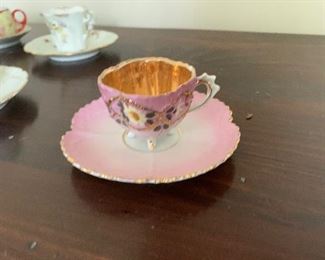 PLL #294 Unmarked Hand painted Demitasse cup & Saucer @ $5 