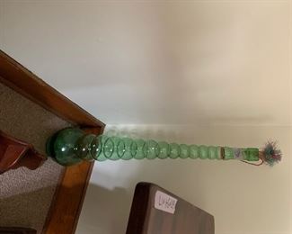 PLL #299 Green Glass Chianti Bottle @ $50 
