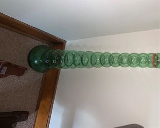 PLL #299 Green Glass Chianti Bottle @ $50 