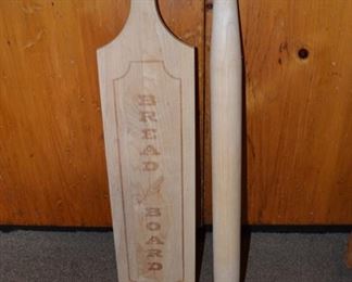 PLL #368 Bread Board & Rolling Pin @ $2 ea 