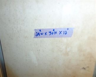 Measurements of the Cabinets on Wall 