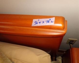 PLL #572 Kling Bed - Part of Bed Set ; Ladies Dresser with attached mirror, Bed, two nightstands & tall dresser (Kling) @ $500 for ALL