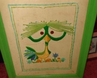 PLL #654 Vintage Yarn Art Funky Green $15