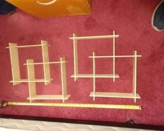 PLL #659 Pair of Vintage Wall Shelves $20