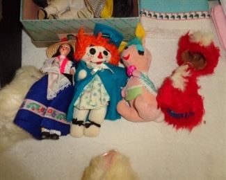 PLL #665 Vintage Stuffed Animals & Dolls $3 to $5 Each
