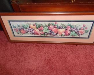 PLL #678 Fruit Framed Picture $15